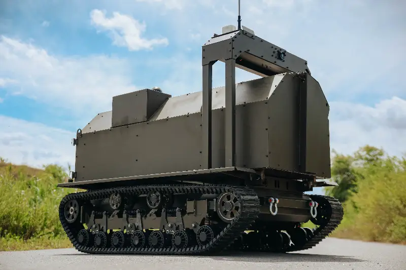 Murakha UGV adapted for casualty evacuation
